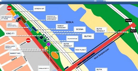Mapa miasteczka F1