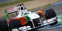 Force India podczas testw na Jerez