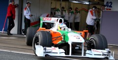 Force India podczas testw na Jerez