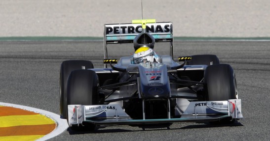 Testy F1 - tor Valencia