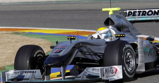 Testy F1 - tor Valencia