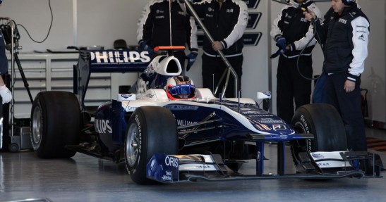 Testy F1 - tor Valencia