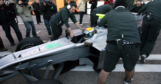 Testy F1 - tor Valencia