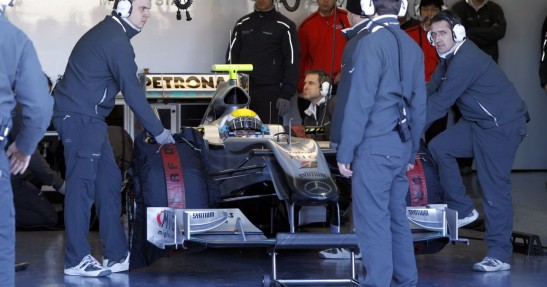 Testy F1 - tor Valencia