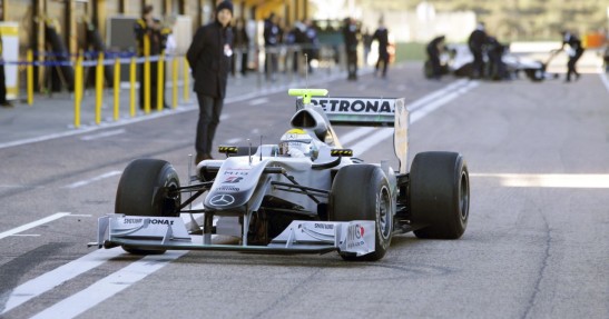 Testy F1 - tor Valencia