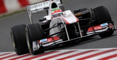 Sergio Perez - testy w Barcelonie
