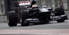 Pastor Maldonado - testy Barcelona
