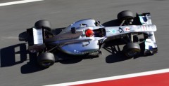 Michael Schumacher - testy Barcelona