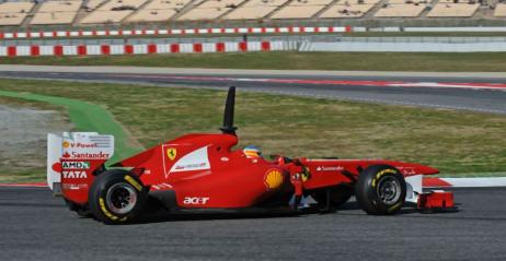 Fernando Alonso - testy Barcelona