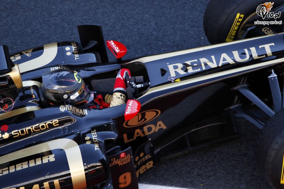 Nick Heidfeld - testy Barcelona