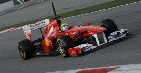 Felipe Massa - testy Barcelona