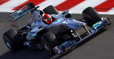 Michael Schumacher - testy Barcelona