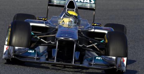 Nico Rosberg - testy Barcelona