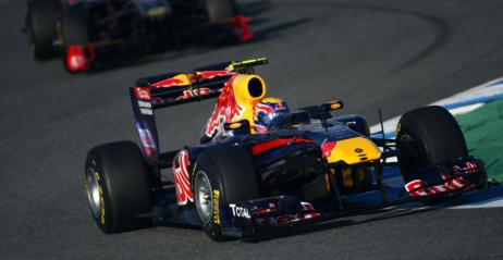 Mark Webber - testy Jerez