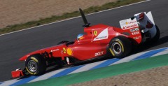Fernando Alonso - testy Jerez