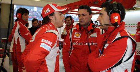 Fernando Alonso - testy Jerez