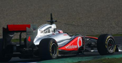 Jenson Button - testy Jerez