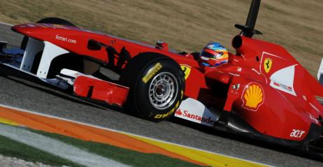 Fernando Alonso - testy w Walencji