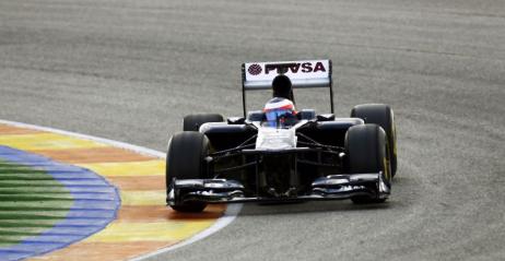 Rubens Barrichello - testy w Walencji
