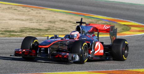 Jenson Button - testy w Walencji