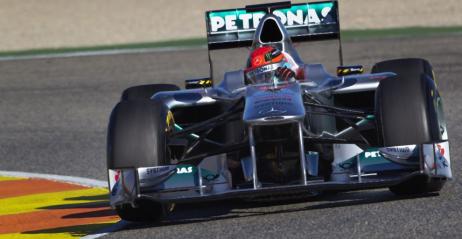Michael Schumacher - testy Walencja