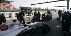 Sergio Perez - testy w Barcelonie