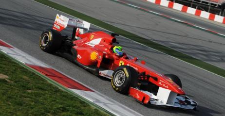 Felipe Massa - testy Barcelona