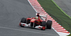 Fernando Alonso - testy Barcelona