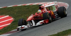 Fernando Alonso - testy Barcelona