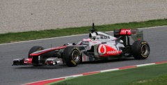 Jenson Button - testy Barcelona