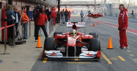 Fernando Alonso - testy Barcelona