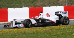 Sauber - testy Barcelona