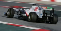 Sauber - testy Barcelona