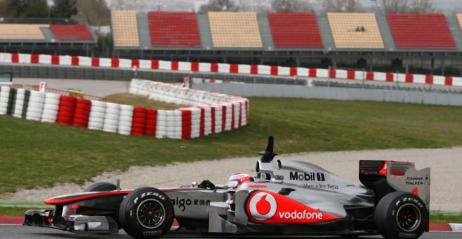 Jenson Button - testy Barcelona
