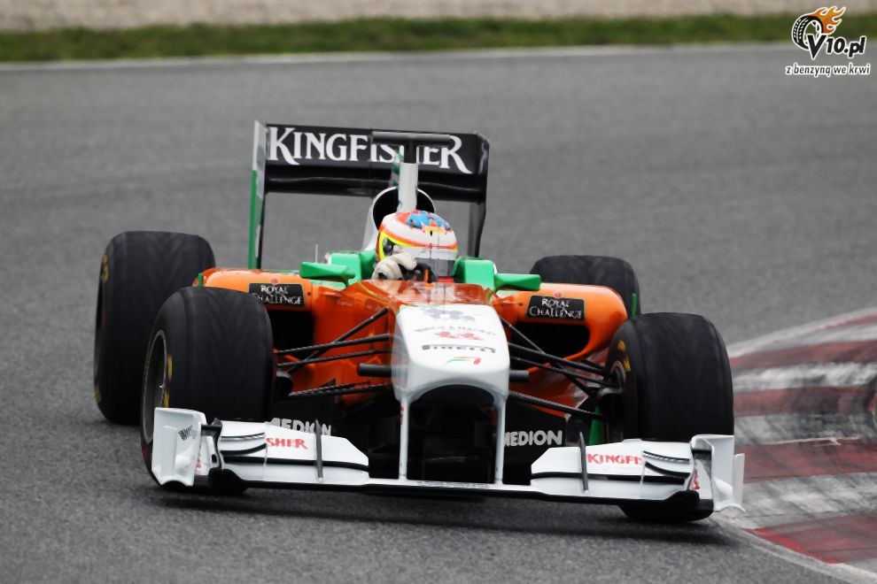 Force India - testy Barcelona