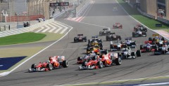 Ferrari podczas GP Bahrajnu