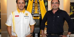 Eric Boullier i Robert Kubica