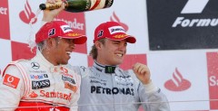 Lewis Hamilton i Nico Rosberg - GP Wielkiej Brytanii