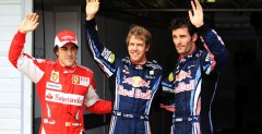 Alonso, Vettel i Webber