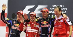 Podium Grand Prix Singapuru