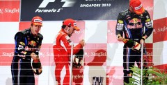 Podium Grand Prix Singapuru