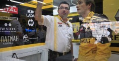 Vitaly Petrov i Eric Boullier - GP Korei Poudniowej