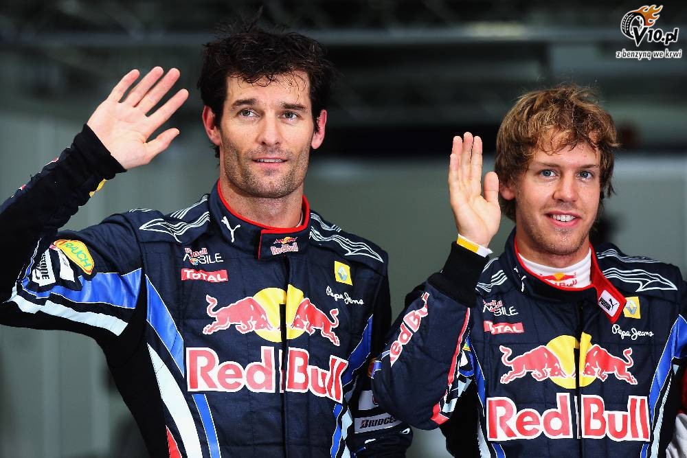 Mark Webber i Sebastian Vettel - GP Korei Poudniowej