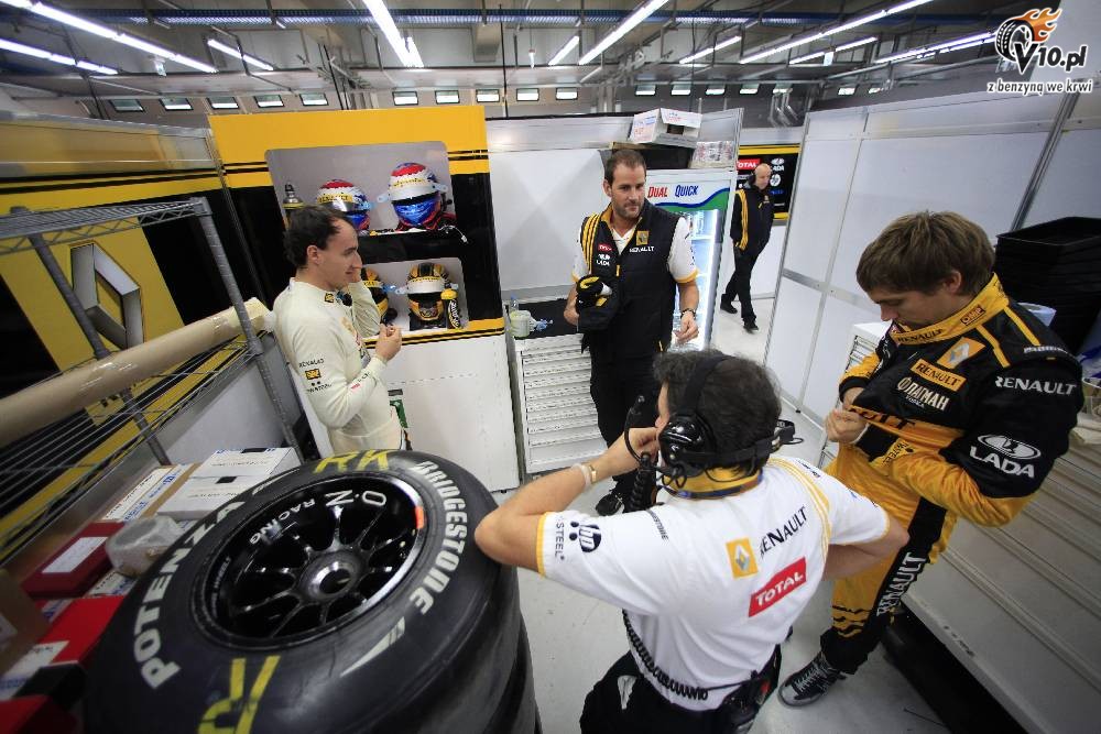 Robert Kubica i Vitaly Petrov - GP Korei Poudniowej