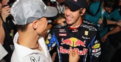 Sebastian Vettel i Michael Schumacher - GP Abu Zabi