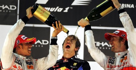 Podium Grand Prix Abu Zabi 2010