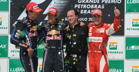 Podium GP Brazylii