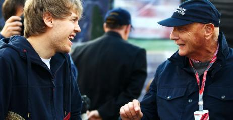 Sebastian Vettel i Niki Lauda