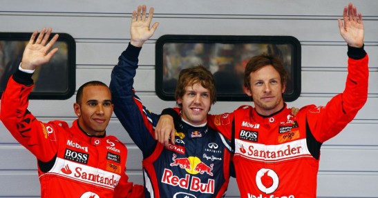 Pierwsza trójka kwalifikacji do GP Chin