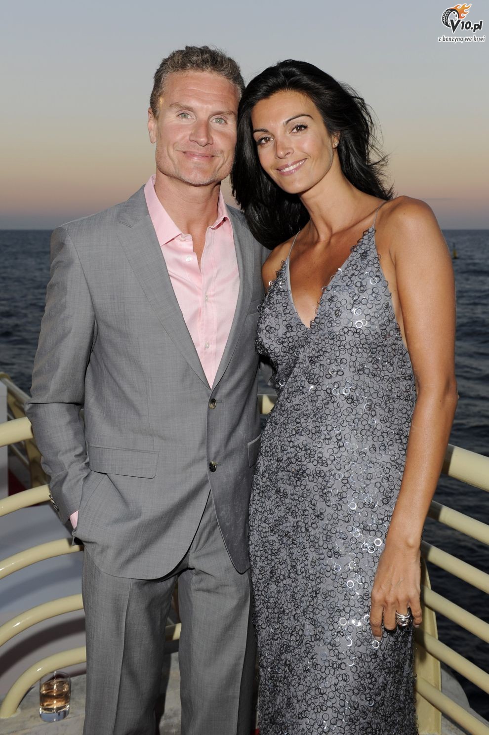 David Coulthard i Karen Minier